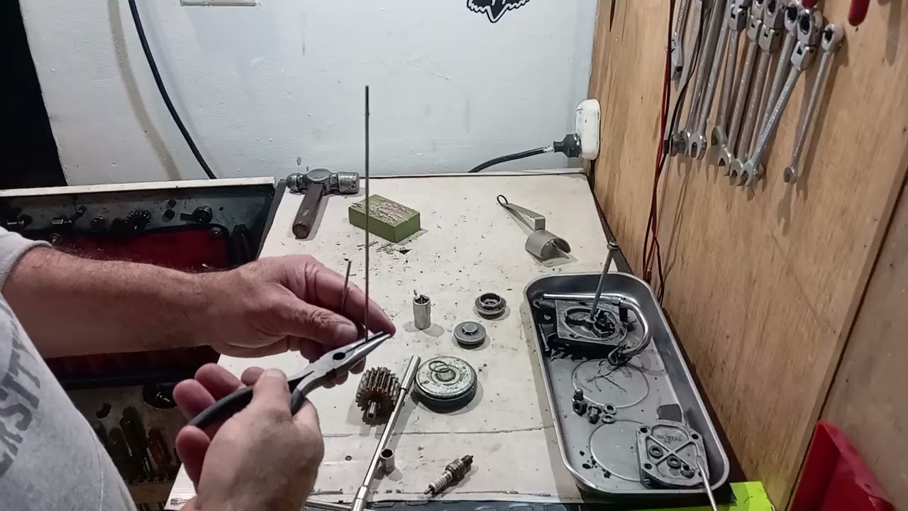 Cómo hacer la herramienta casera para calibrar el piñón triple de contra balanceo pulsar 150,180,220