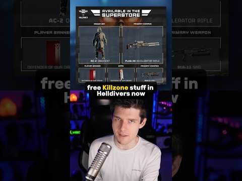 Get FREE KILLZONE STUFF in Helldivers 2 👀