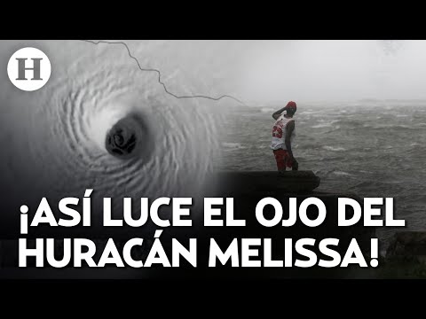 ¡Escalofriante! Captan impresionante ojo del huracán Melissa; así funciona el efecto estadio






