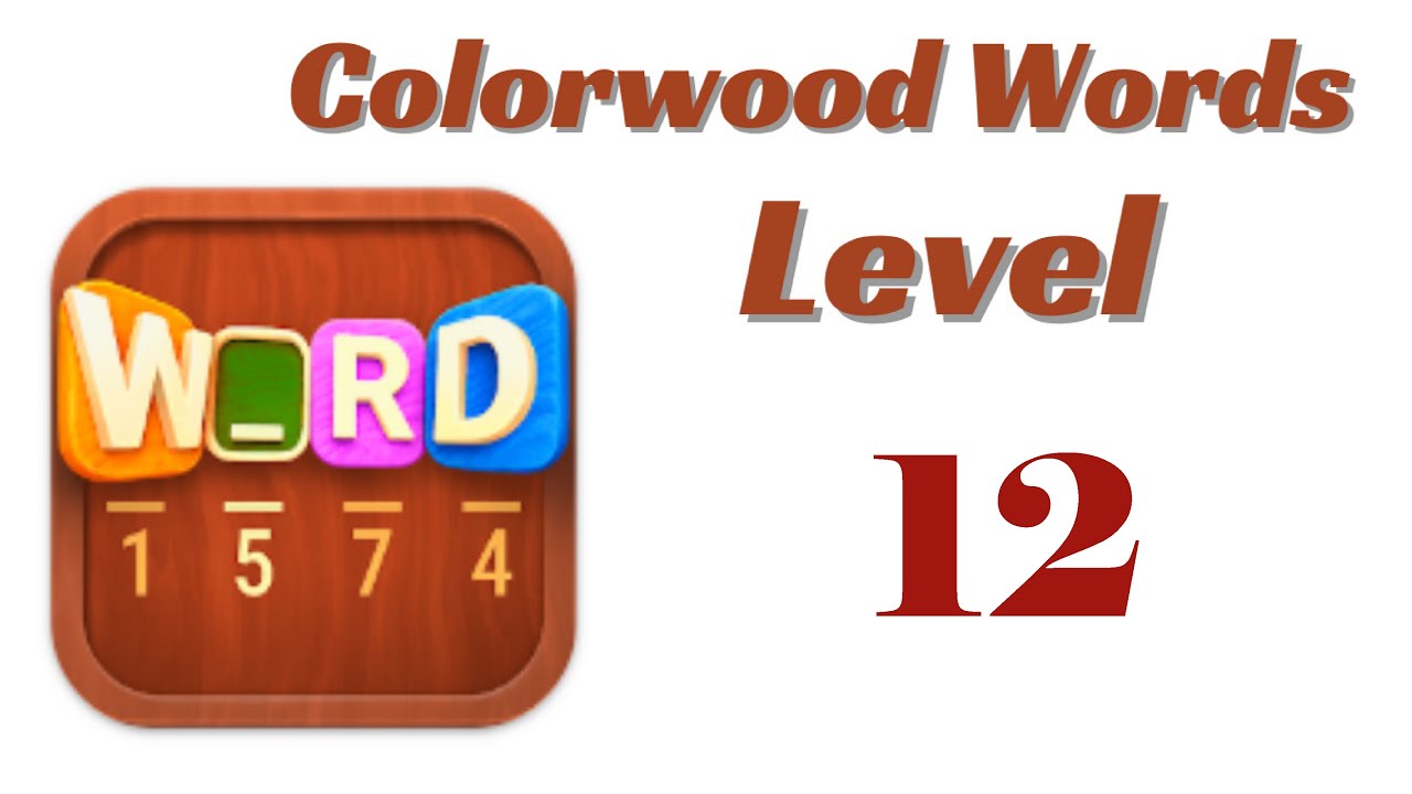 Colorwood Words level 12