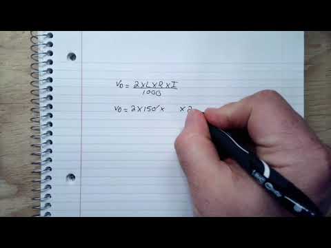 Voltage Drop Calculation Example