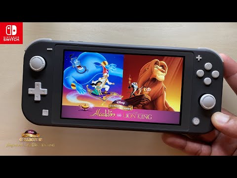 Disney Classic Games: Aladdin And The Lion King Nintendo Switch Lite Gameplay
