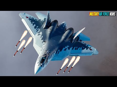 Sukhoi SU-57 Stealth FighterJet Cobra Maneuver and Sound from Su-57
