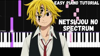 Download lagu Ikimono Gakari - Netsujou no Spectrum / Nanatsu no Taizai (Easy Piano Tutorial) mp3