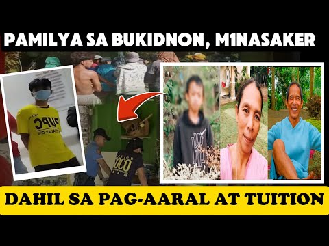 PAMILYA SA BUKIDNON M1NASAKER, DAHIL SA PAG-AARAL AT TUITION (Tagalog Crime Stories)
