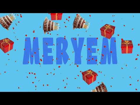 İyi ki doğdun MERYEM - (Ankara Havası)