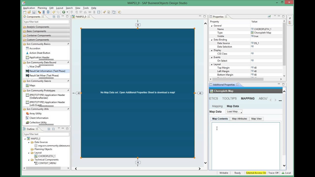 Making custom map from external GeoJSON