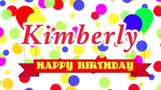 Happy Birthday Kimberly Song