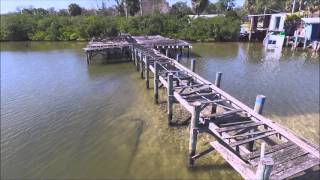 Scouting for fish at Desoto Park with my drone Phantom 3 Advance