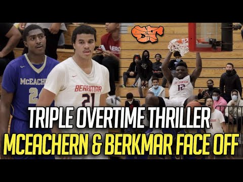 McEachern & Berkmar FACE OFF in TRIPLE OVERTIME THRILLER !!!