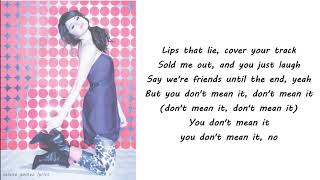 Selena Gomez - Kiss &amp; Tell Lyrics