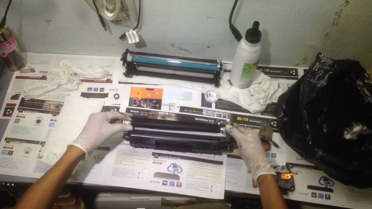 Laser Printer   Refill HP Laserjet p2055d  Toner Cartridges 85A , 08A