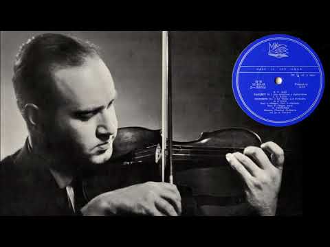 Bach: Violin Concerto No 1, BWV 1041 (David Oistrakh, violin; Barshai, Moscow Chamber Orchestra)