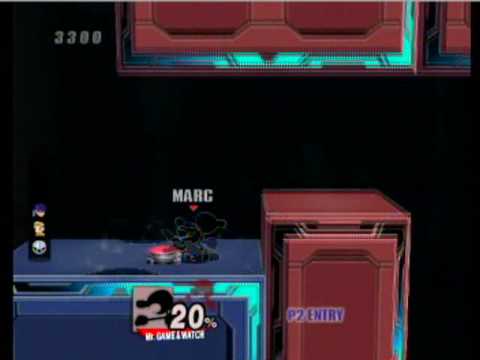 SSBB - Mr. Game & Watch Glitch