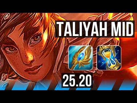 TALIYAH vs AKALI (MID) | 8/1/4, Dominating | KR Master | 25.20