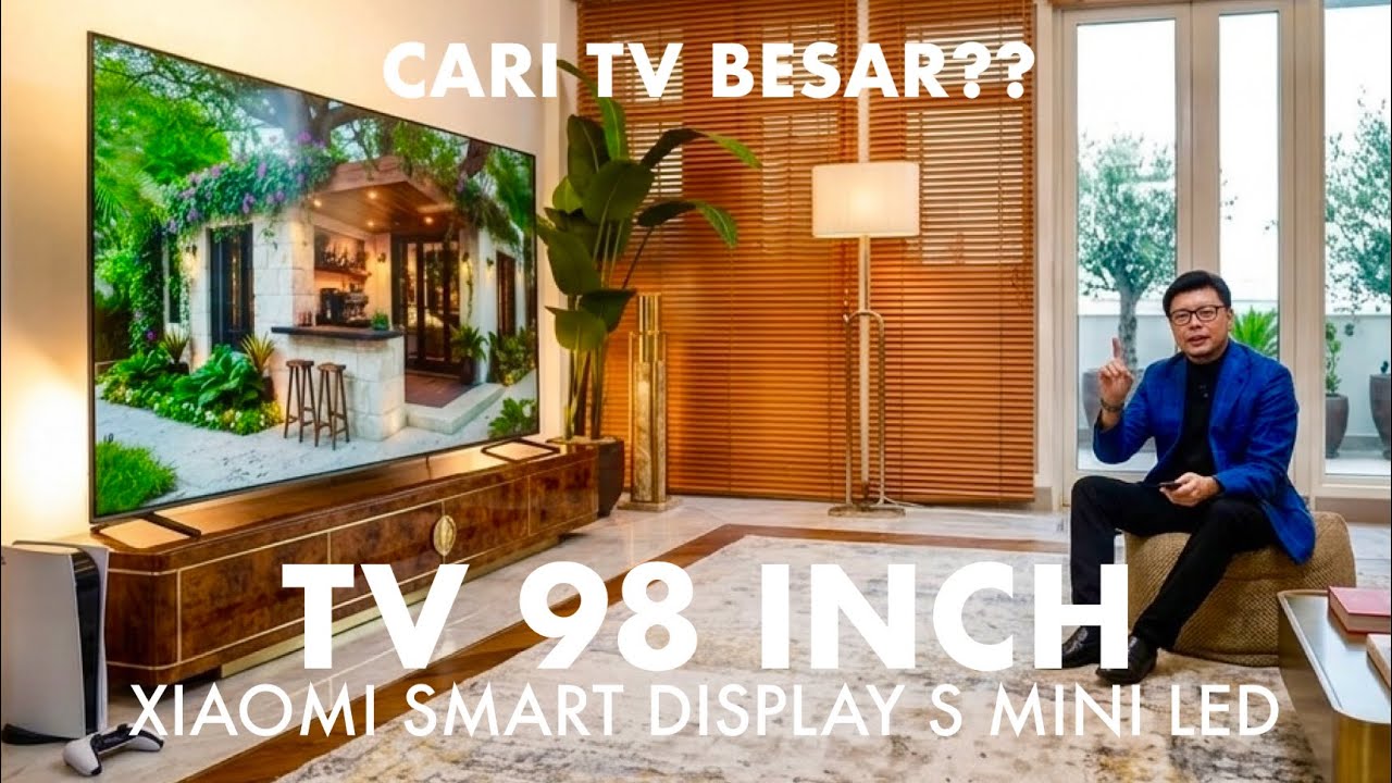 29jtan.. Dapet TV 98 Inch, Xiaomi Smart Display S Mini LED 98 2026 Review