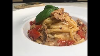 Spaghetti con Tonno e Pomodorini