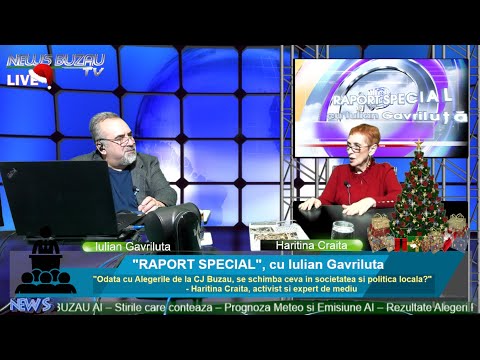 LIVE - TV NEWS BUZAU - "RAPORT SPECIAL", cu Iulian Gavriluta. ""Odata cu Alegerile de la CJ Buzau,..