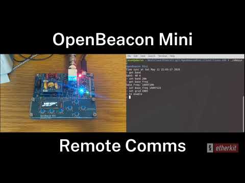 OpenBeacon Mini Remote Communication Demo