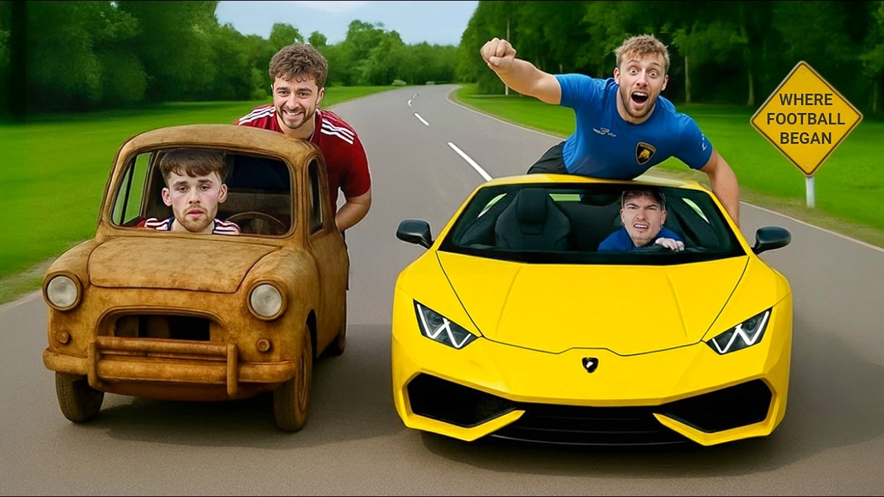 £100 vs. £1000 Race to Where Football Began