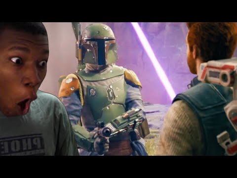 Cal Kestis Meets Boba Fett For The First Time Scene - Star Wars Jedi Survivor 2023 REACTION