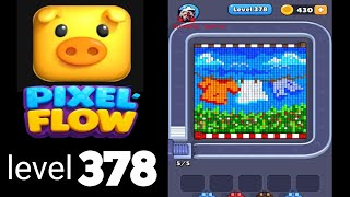 Pixelflow level 378 Guide Walkthrough Solution