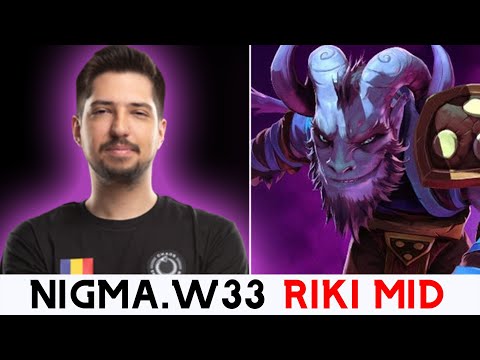 Nigma.W33 "RIKI" MID, NonStop Roam! 22Minutes "GG" FullGamePlay | DOTA 2 MICRO
