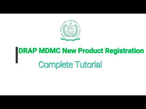 DRAP - MDMC New Product Registration