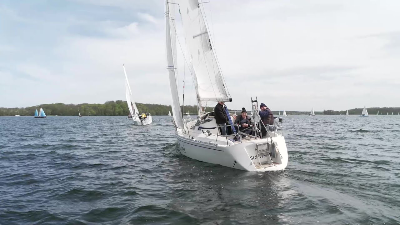 Ansegeln auf dem Schweriner See