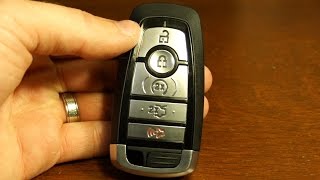 2017 Ford Fusion key fob battery replacement