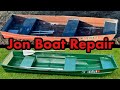 Budget 1963 Sears Jon Boat repair and restoration.