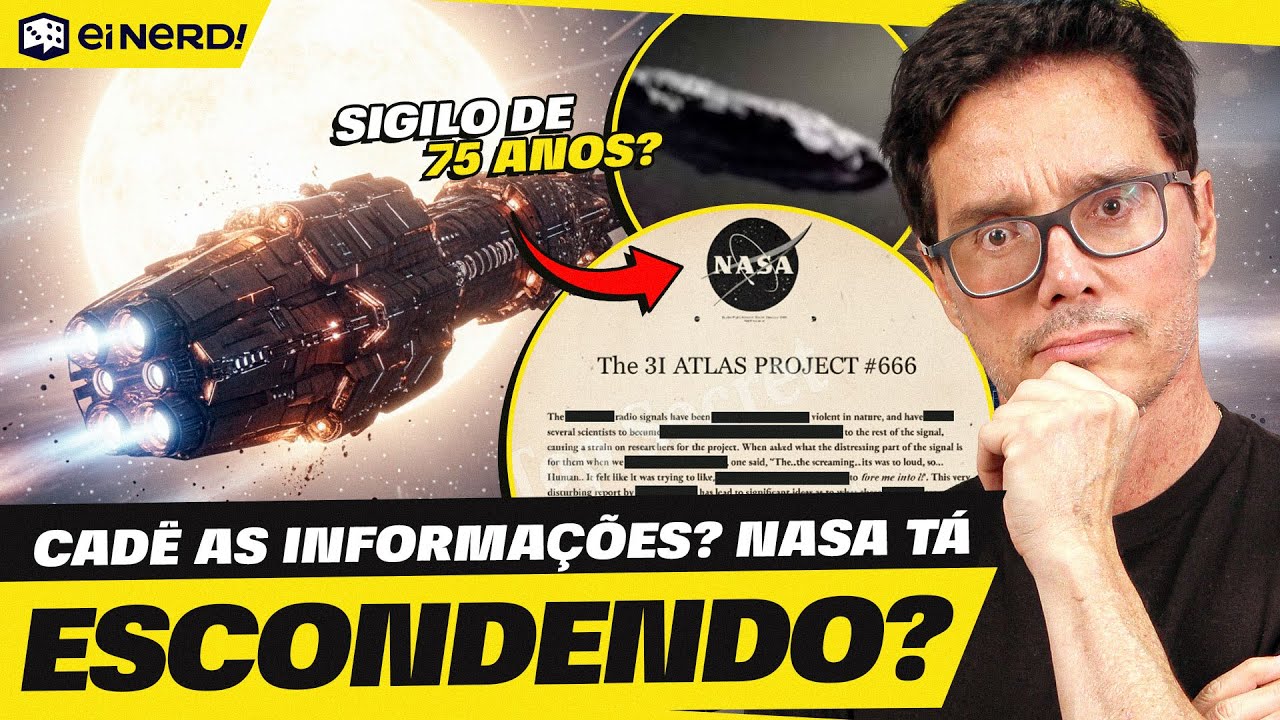 A NASA ESTÁ OMITINDO INFORMAÇÕES? TUDO O QUE VOCÊ QUERIA SABER SOBRE O 3I ATLAS!