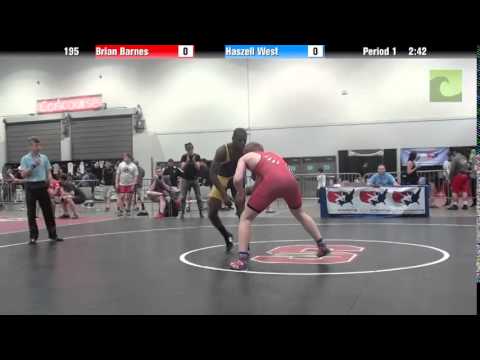 Men 195 - Brian Barnes vs. Haszell West