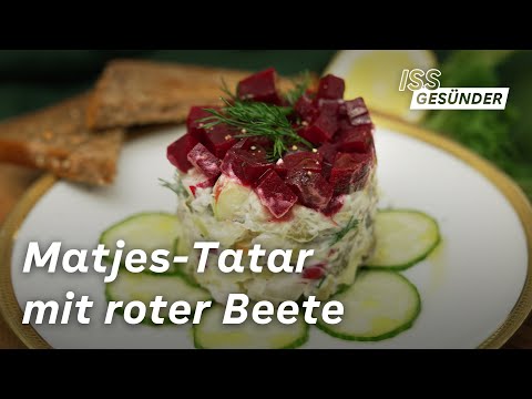 Rezepte zum Blutdruck senken – Matjes-Tatar mit roter Beete | AOK