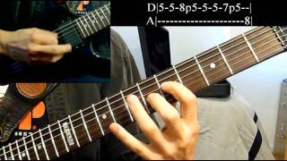 BATTLECROSS "Push Pull Destroy"(Intro) Guitar Lesson