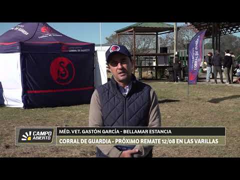Corral de Guardia: Remata el miércoles 12 de agosto en Las Varillas (Cba.)