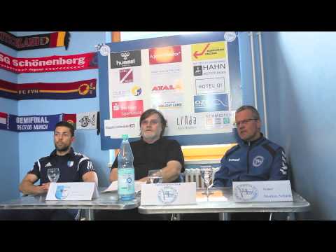Pressekonferenz F.C. Hertha 03 - FC Strausberg
