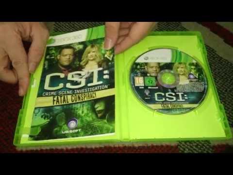 Nostalgamer Unboxes CSI Crime Scene Investigation Fatal Conspiracy On Microsoft Xbox 360 UK PAL