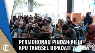 Permohonan Pindah Pilih, Warga Padati Kantor KPU Tangsel