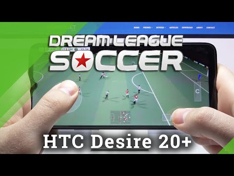 Dream League Soccer Performance Test on HTC Desire 20+ - Gameplay - Snapdragon 720G FPS Check