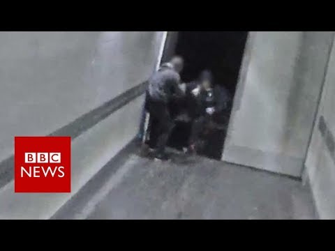 High-speed robbers caught on CCTV – BBC News