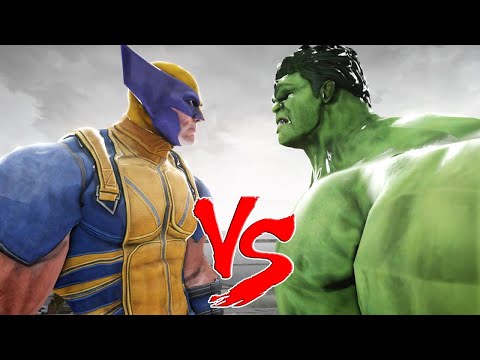 Hulk vs Wolverine -- Epic Battle | Hulk vs Wolverine marvals champion gameplay