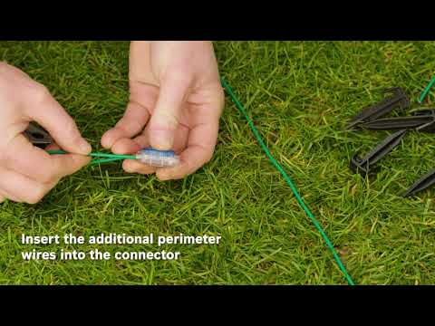 Bosch Indego Installation: Wire connectors