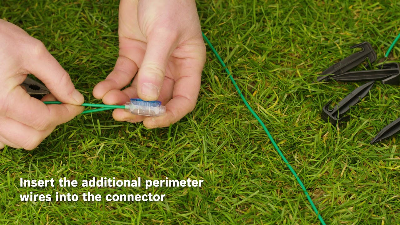 Bosch Indego Installation: Wire connectors