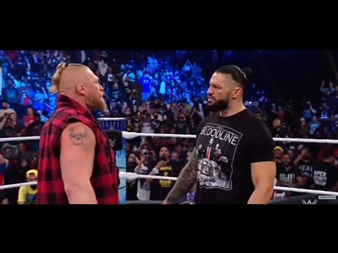 Roman Reigns vs. Brock Lesnar - SmackDown 12/31/2021 - WWE Smack Downs Highlights 2021