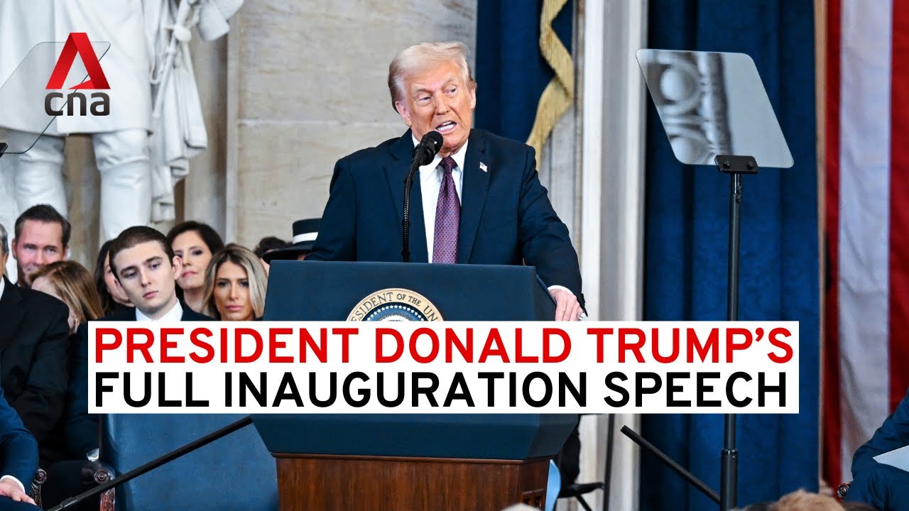 Donald Trump’s inauguration speech in full | US Presidential inauguration 2025