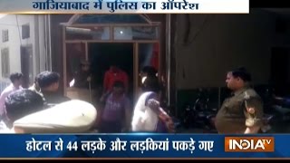 44 couples held from Ghaziabad hotels in police raid