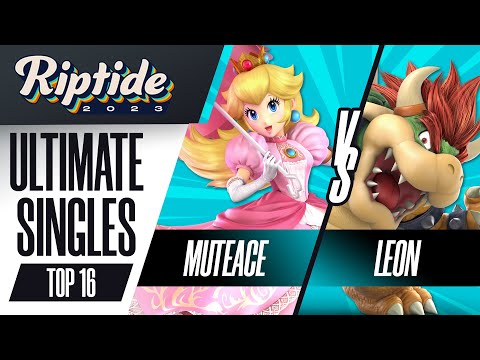 MuteAce (Peach) vs LeoN (Bowser) - Ultimate Singles Top 16 - Riptide 2023