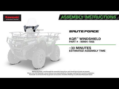 Kawasaki Windshield - 2024-2026 Brute Force 750 - 99994-1956
