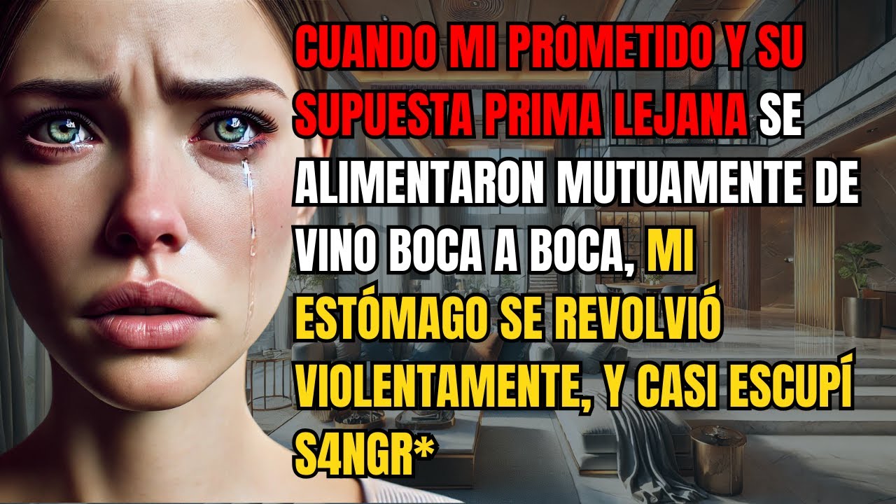Cuando mi prometido y su supuesta prima lejana se alimentaron mutuamente de vino boca a boca...